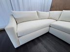 RH Belgian Classic Slope Arm Left-Arm Bench-Cushion L-Sectional