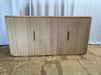 RH Byron 4-Door Sideboard — 84” Light Oak | Reeded American White Oak | Artisan Crafted (2 of 3)