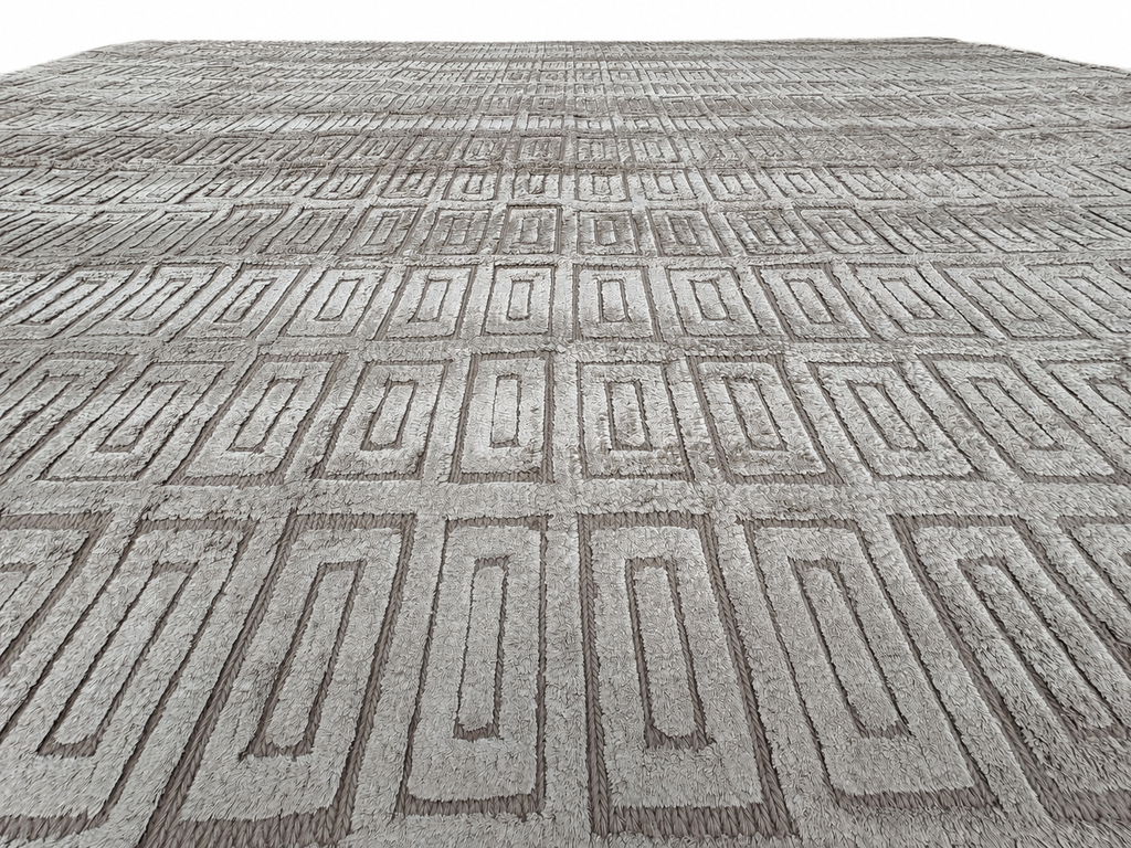 RH Rajouri Silk & Wool Rug – 12' × 15' Bronze | Silk | Hand-Knotted | 100 Knots Per Square Inch | Made in Nepal
