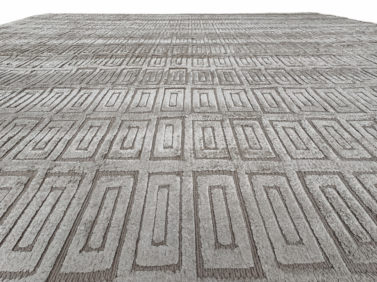 RH Rajouri Silk & Wool Rug – 12' × 15' Bronze | Silk | Hand-Knotted | 100 Knots Per Square Inch | Made in Nepal