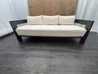 RH Restoration Hardware Matira Aluminum Sofa
Designed by Harrison & Nicholas Condos
84" | Iron Finish | Natural Performance Textured Weave