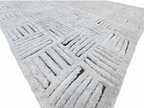 RH Basanti Rug – 9' × 12' Marled Ivory/Charcoal | Hand-Knotted Wool Blend | Contemporary Himalayan-Inspired Design (Rug 2)