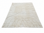 RH Tarras Wool Rug – 10' × 14' Wheat | 100% Hand-Spun Wool | Hand-Knotted | Sculptural High-Low Texture