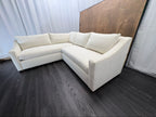 RH Belgian Classic Slope Arm Left-Arm Bench-Cushion L-Sectional