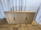RH Byron 4-Door Sideboard — 84” Light Oak | Reeded American White Oak | Artisan Crafted (3 of 3)
