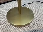 RH Métier Task Floor Lamp Lacquered Burnished Brass | Adjustable Swing Arm | Dimmable Task Lighting