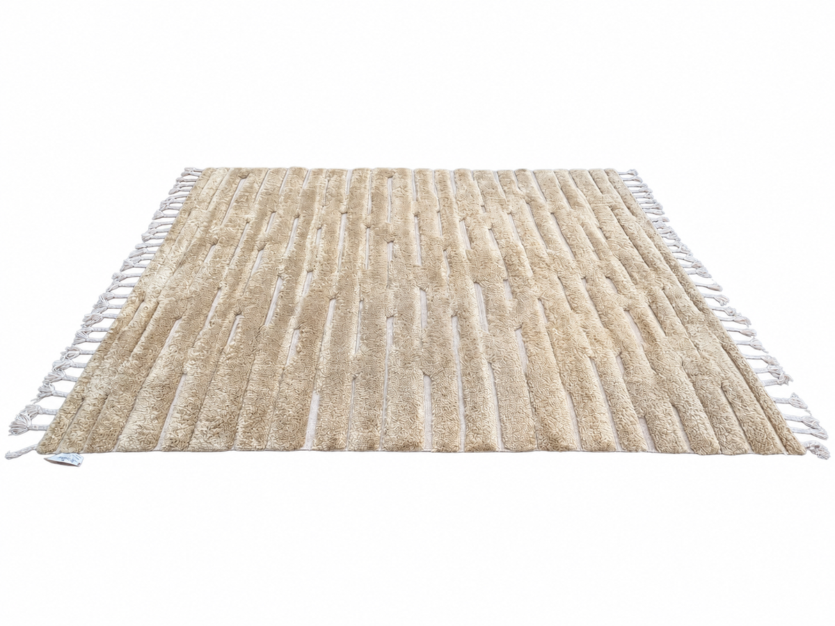 RH Morro Wool Rug – 9' x 12' Wheat | Hand-Knotted New Zealand Wool