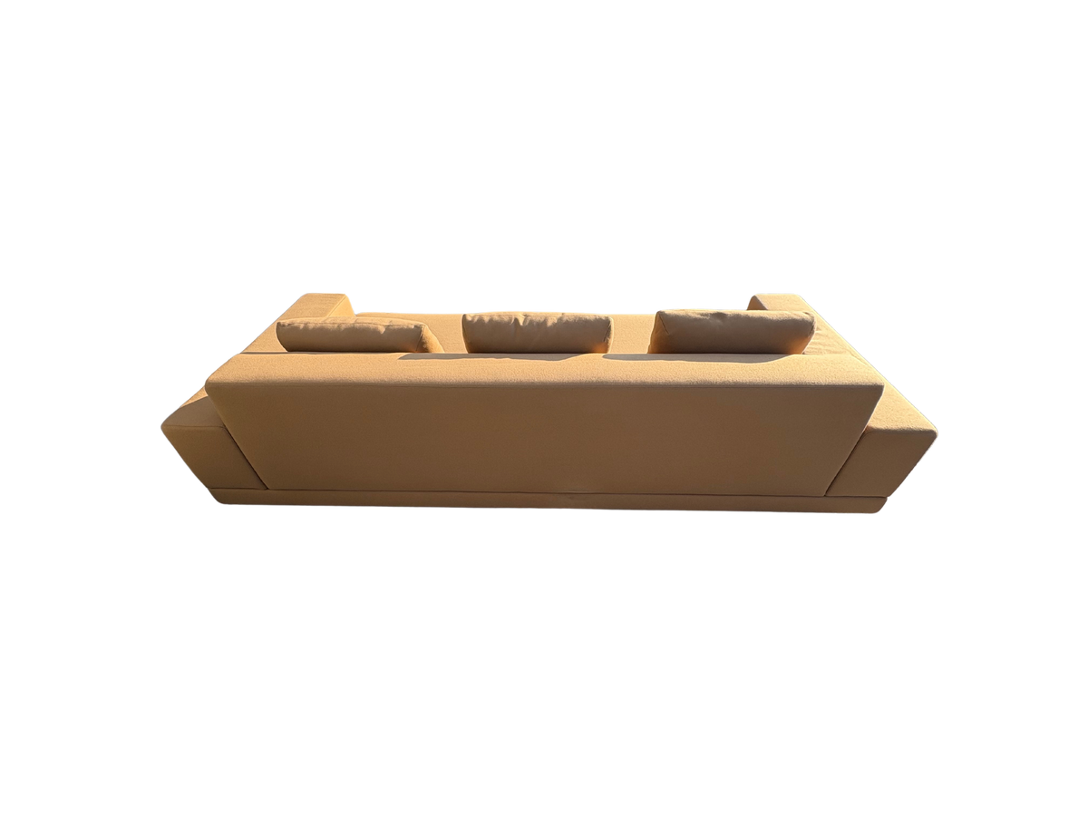 RH Cortona Sofa – 9' Luxe Depth in Holland & Sherry Wool Twill, Camel