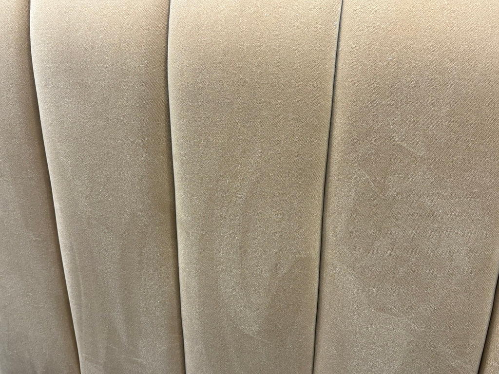 RH Valentina Upholstered Bed — Queen | Camel Performance Velvet