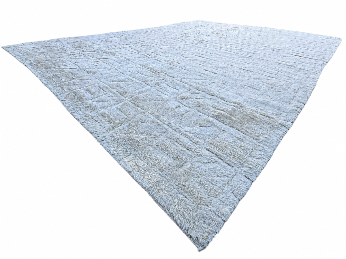 RH Kinari Wool Rug – 10' × 14' Ivory | Wool | Hand-Knotted