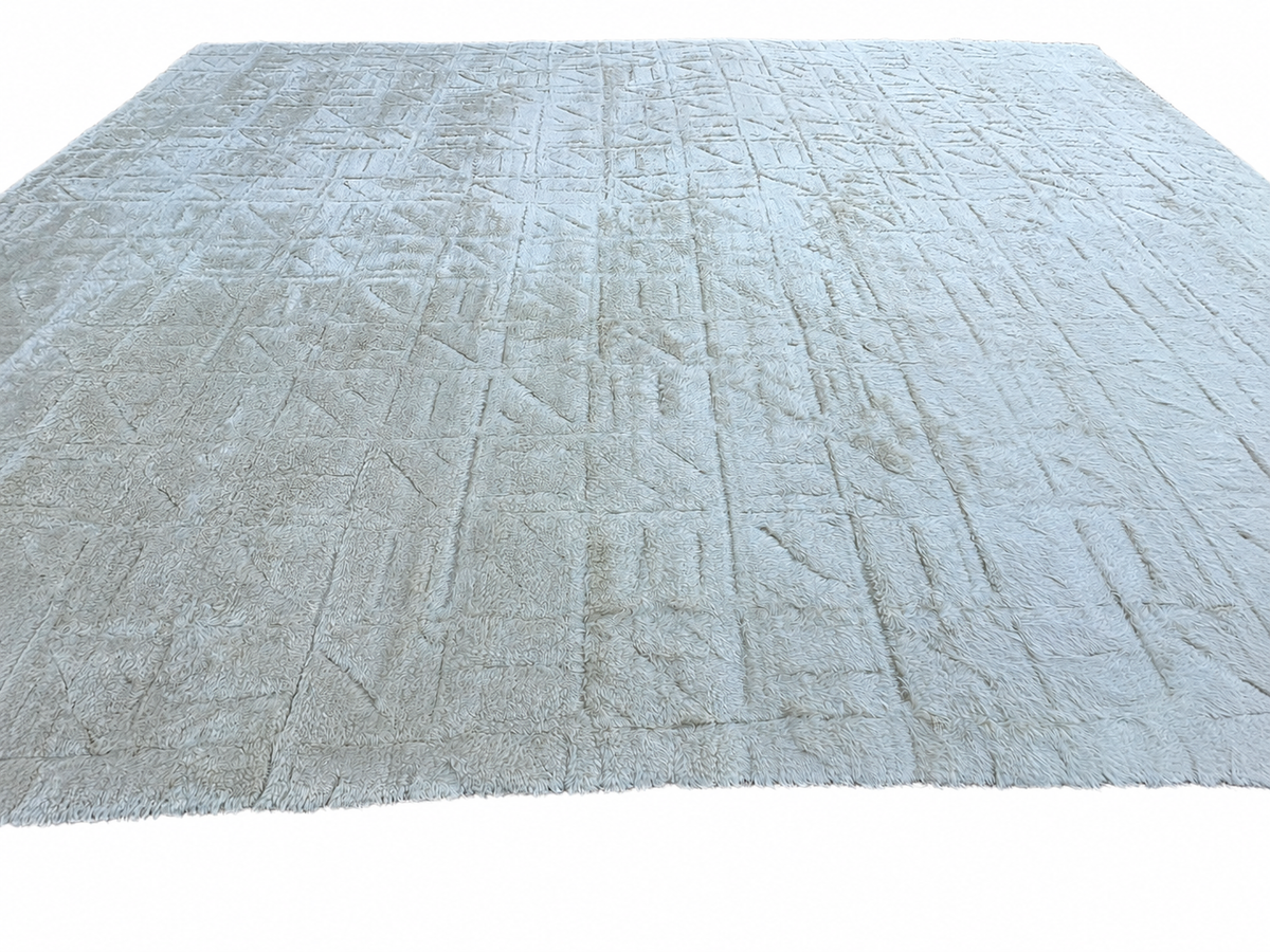 RH Kinari Wool Rug – 10' × 14' Ivory | Wool | Hand-Knotted