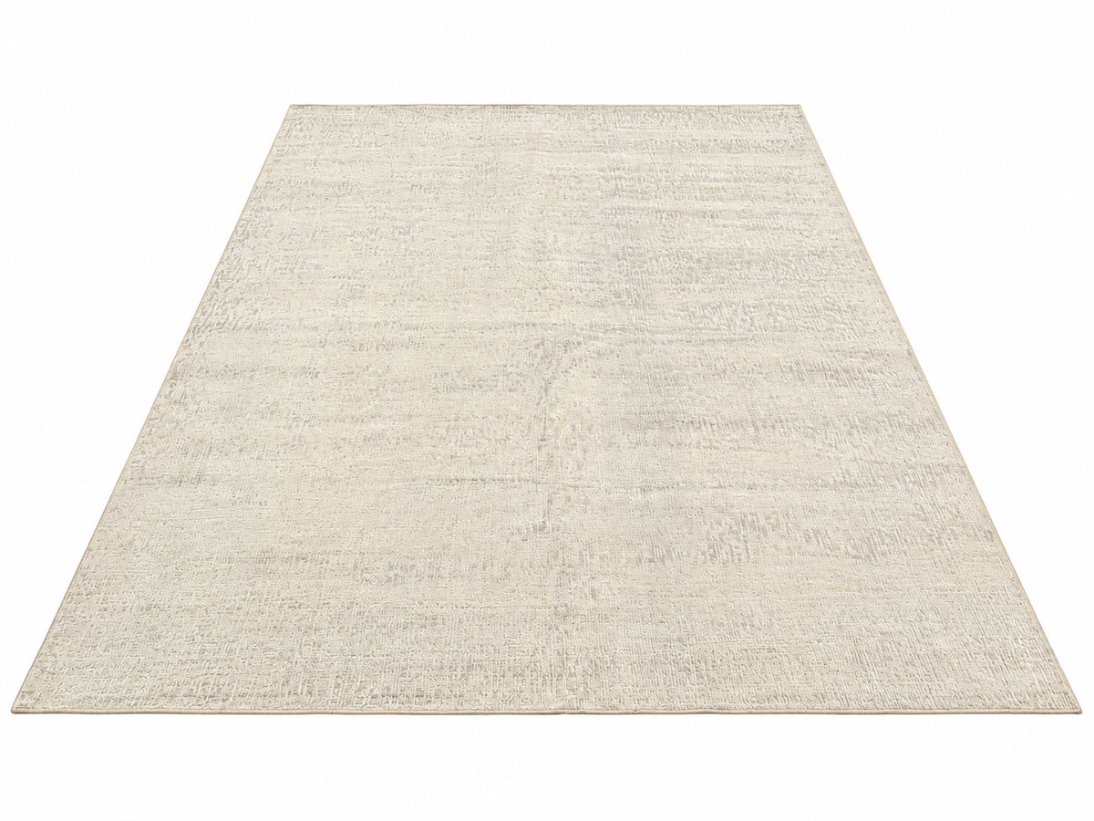 RH Matrice Wool & Silk Rug – 10' × 14' Ivory | Hand-Knotted Wool & Silk