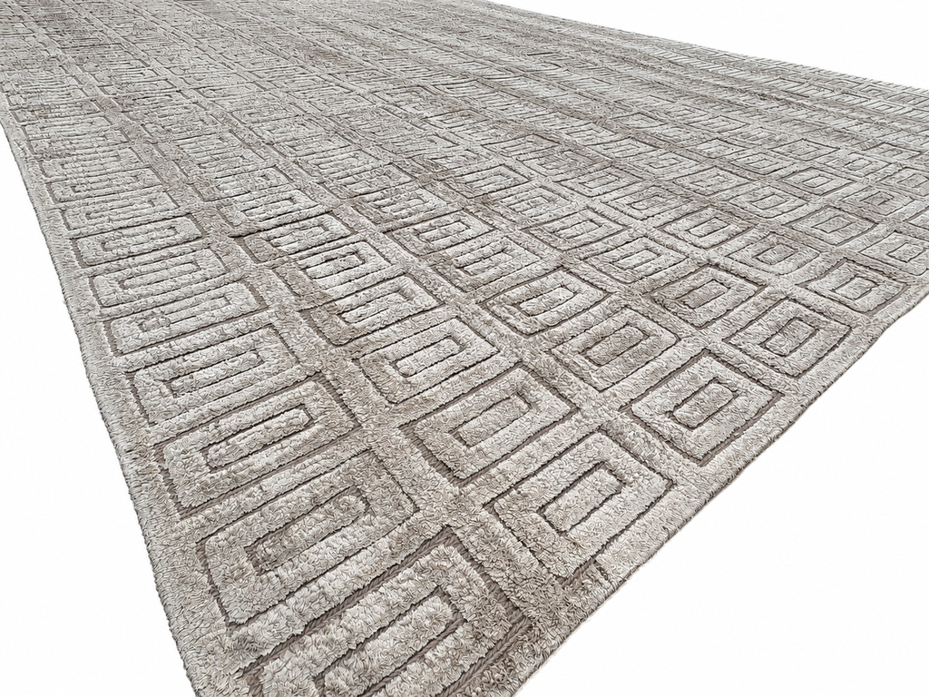 RH Rajouri Silk & Wool Rug – 12' × 15' Bronze | Silk | Hand-Knotted | 100 Knots Per Square Inch | Made in Nepal