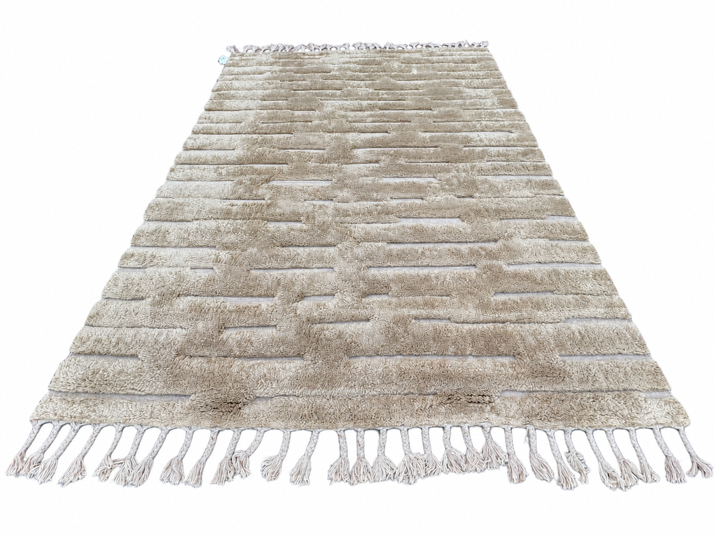 RH Morro Wool Rug – 9' x 12' Wheat | Hand-Knotted New Zealand Wool