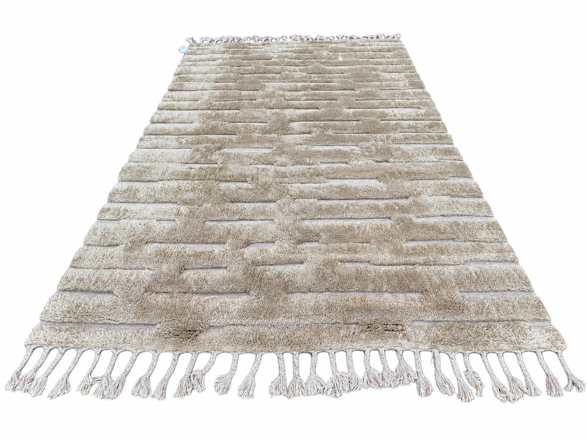 RH Morro Wool Rug – 9' x 12' Wheat | Hand-Knotted New Zealand Wool