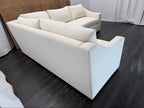 RH Belgian Classic Slope Arm Left-Arm Bench-Cushion L-Sectional
