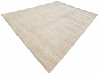 RH Matrice Wool & Silk Rug – 10' × 14' Ivory | Hand-Knotted Wool & Silk