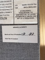 Arhaus Upholstered King Bed – Neutral Linen Weave – Open Box
