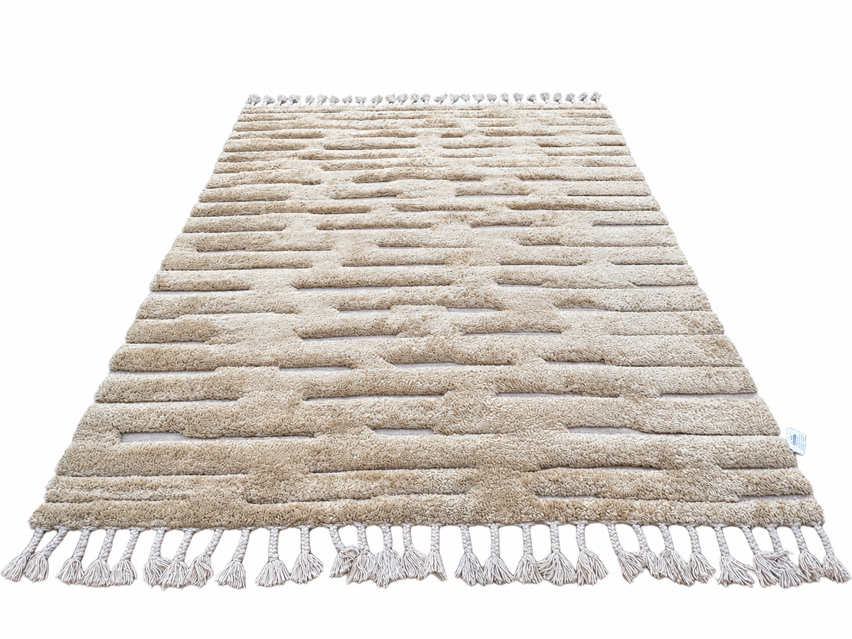 RH Morro Wool Rug – 9' x 12' Wheat | Hand-Knotted New Zealand Wool