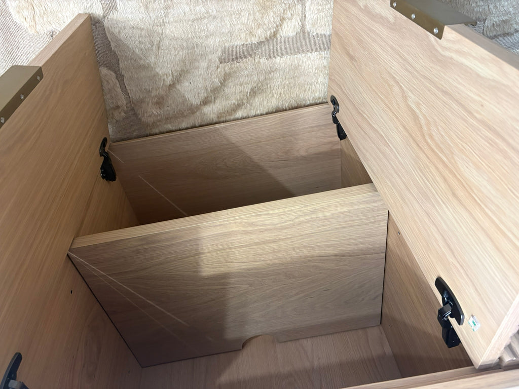 RH Byron 4-Door Sideboard — 84” Light Oak | Reeded American White Oak | Artisan Crafted (2 of 3)