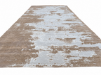 RH Kasir Wool & Silk Rug – 10' x 14' Wheat/Camel | Hand-Knotted Wool & Silk