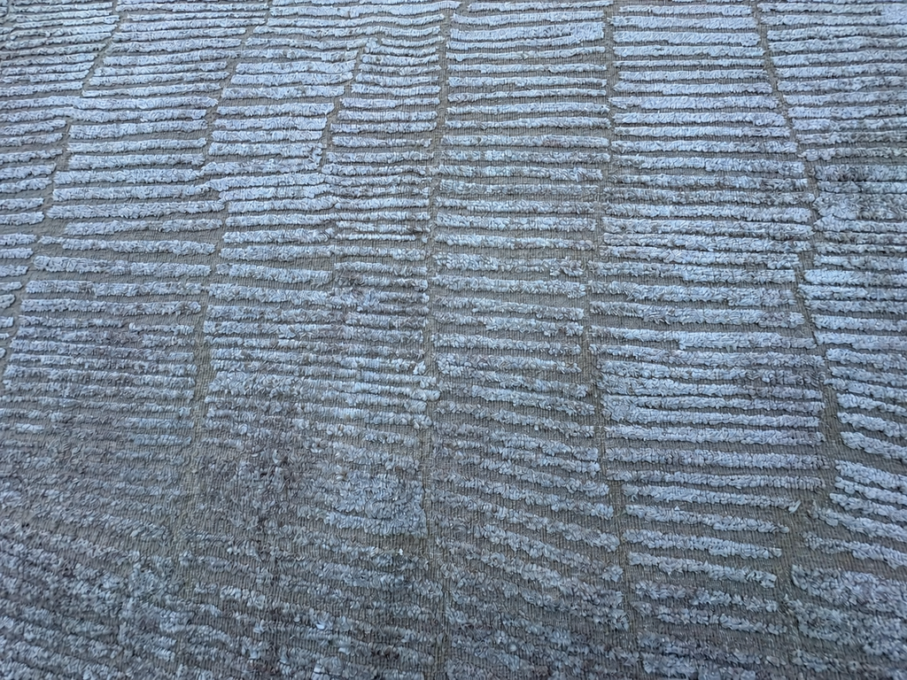 RH Lasya Silk & Wool Rug – 12' × 15' Sand | Hand-Knotted Silk & Wool
