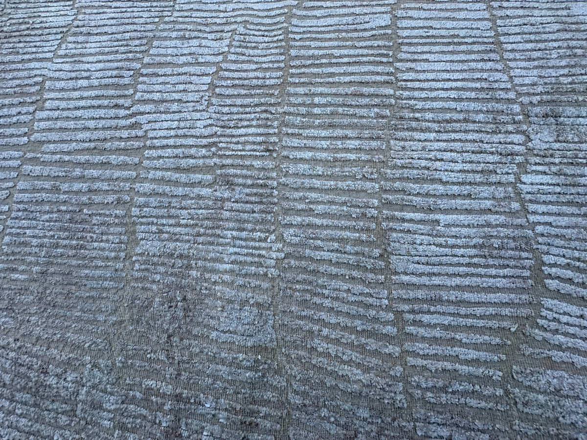 RH Lasya Silk & Wool Rug – 12' × 15' Sand | Hand-Knotted Silk & Wool