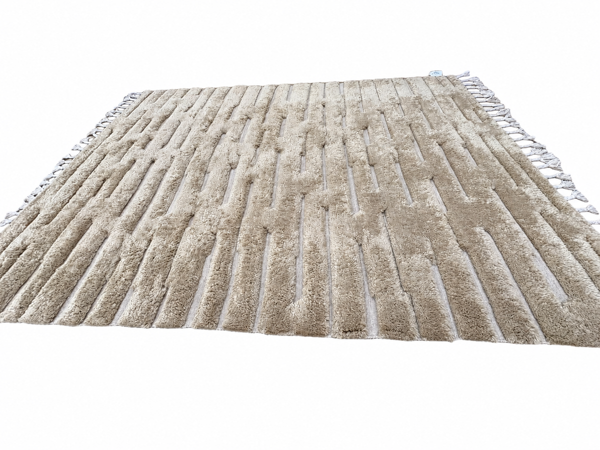 RH Morro Wool Rug – 9' x 12' Wheat | Hand-Knotted New Zealand Wool