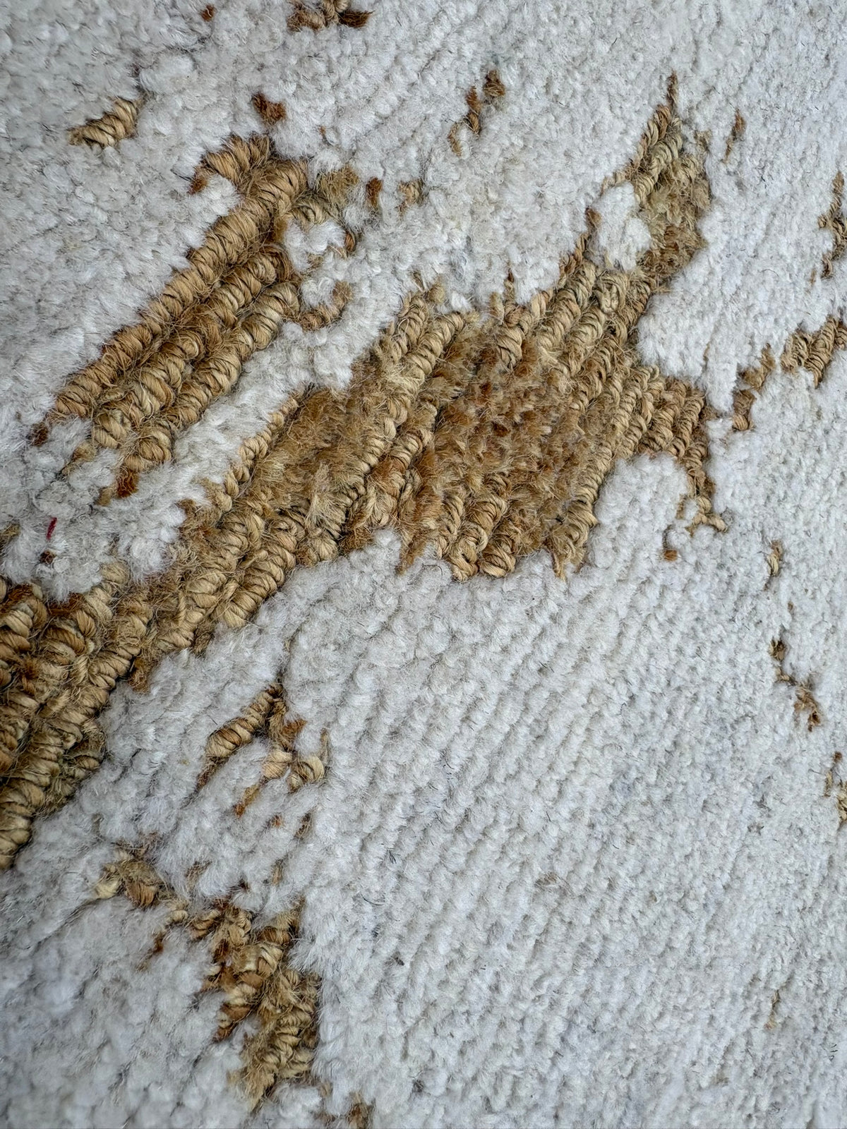 RH Lakshmi Wool Rug – 10' × 14' Cream / Bronze | Hand-Knotted Himalayan Wool & Jute | Made in Nepal